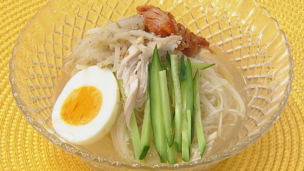 8 22 木 韓国冷麺風そうめん