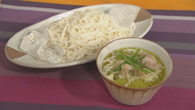 グリーンカレーつけ麺